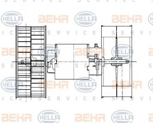 BEHR HELLA SERVICE 8EW 009 100-621