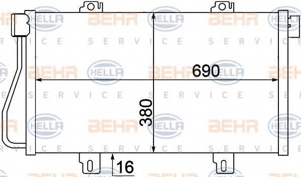 BEHR HELLA SERVICE 8FC 351 306-681