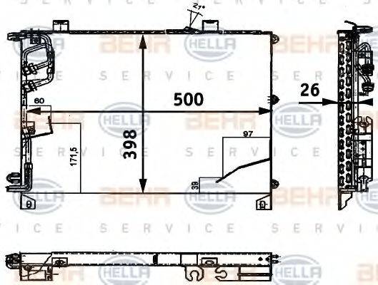 BEHR HELLA SERVICE 8FC 351 317-231
