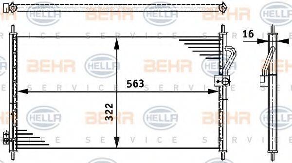 BEHR HELLA SERVICE 8FC 351 317-701