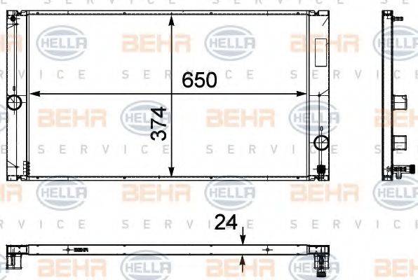 BEHR HELLA SERVICE 8MK 376 729-601