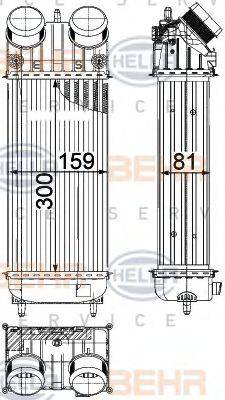 BEHR HELLA SERVICE IC 317 Інтеркулер