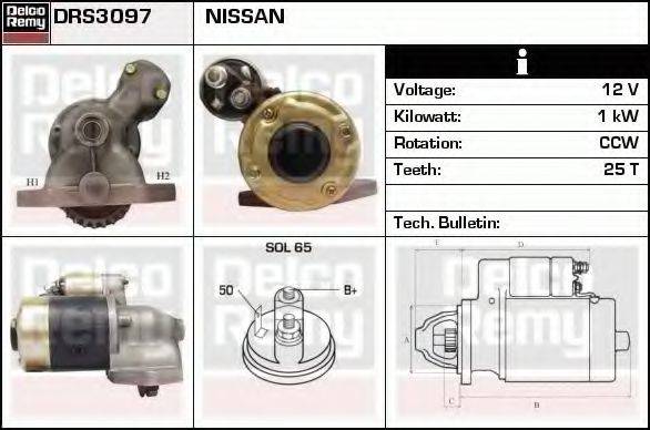 NISSAN 23300-V5202 Стартер