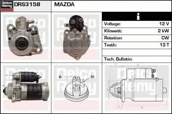 MAZDA S210-18-400 Стартер