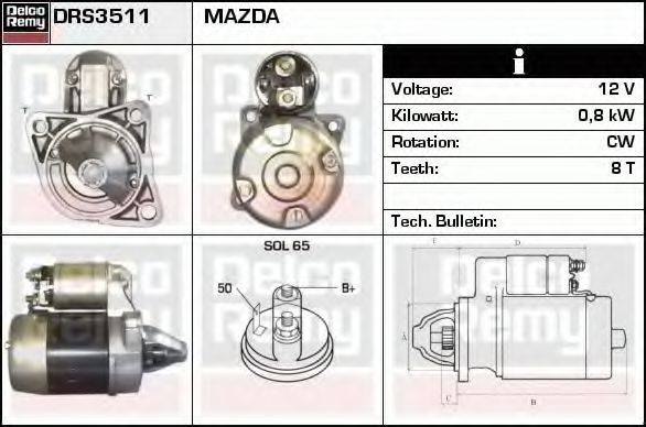 MAZDA B315-18-400EX Стартер