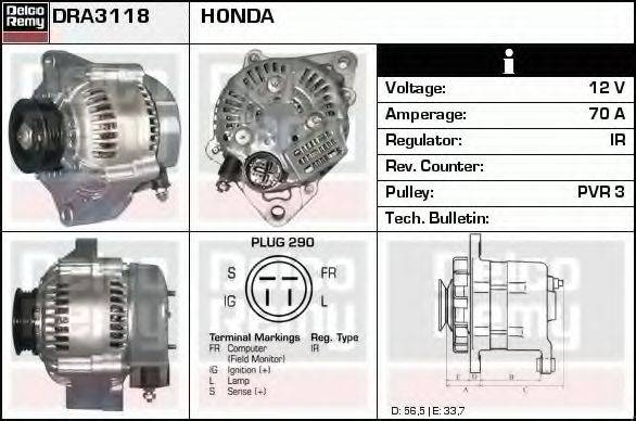 HONDA 31100-PHT-004 Генератор