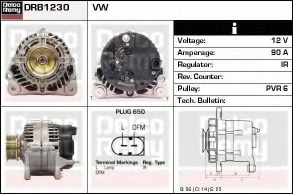DELCO REMY DRB1230