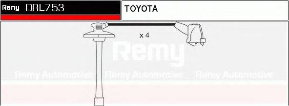 DELCO REMY DRL753 Комплект дротів запалювання