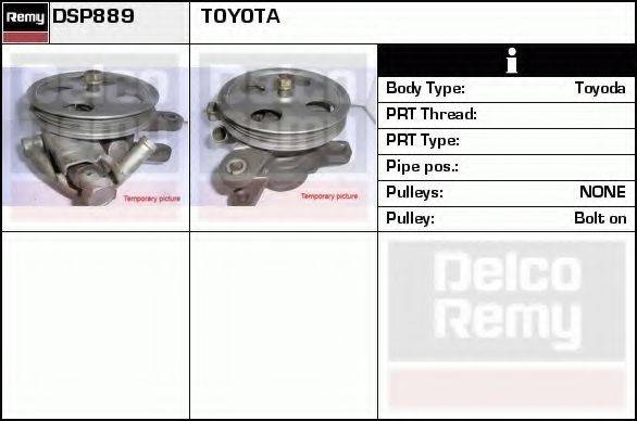 DELCO REMY DSP889 Гідравлічний насос, кермо