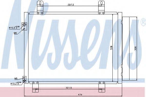 NISSENS 940122 Конденсатор, кондиціонер