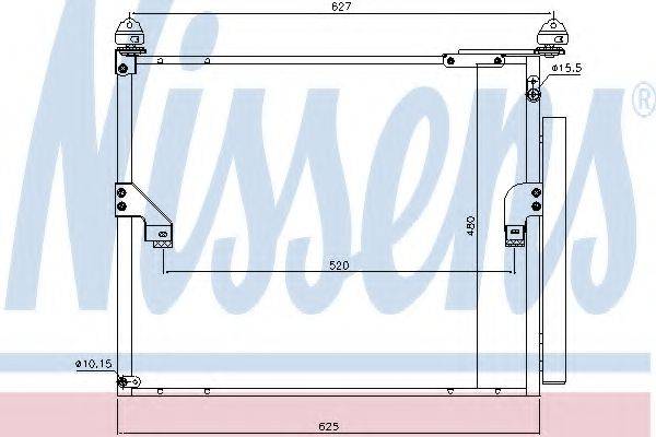 LEXUS 88460-60430 Конденсатор, кондиціонер