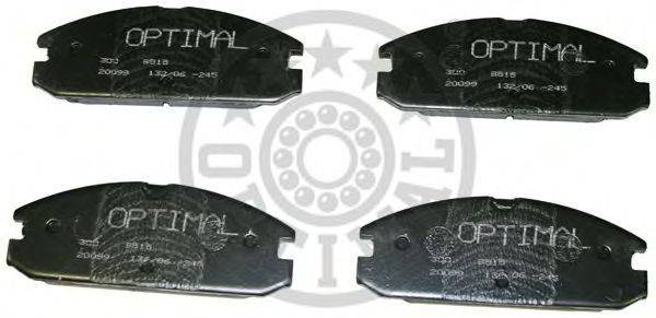 OPTIMAL 9515 Комплект гальмівних колодок, дискове гальмо