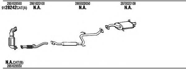 WALKER HYH23718 Система випуску ОГ