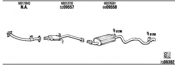 WALKER MI65514B Система випуску ОГ