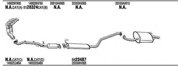 WALKER NIH16276B Система випуску ОГ