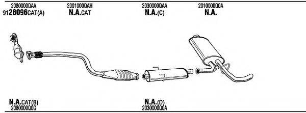 WALKER NIH16947A Система випуску ОГ