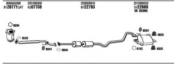 WALKER NIH17240A Система випуску ОГ