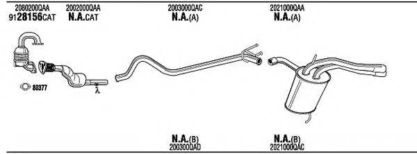 WALKER NIH17687 Система випуску ОГ