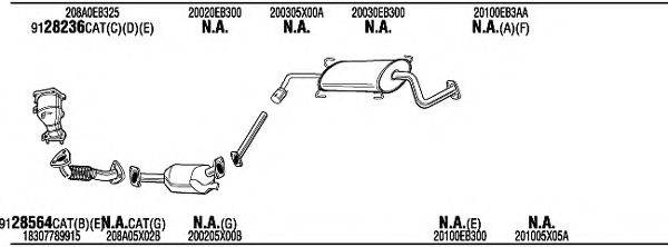 WALKER NIH18506A Система випуску ОГ