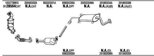 WALKER NIH18506B Система випуску ОГ