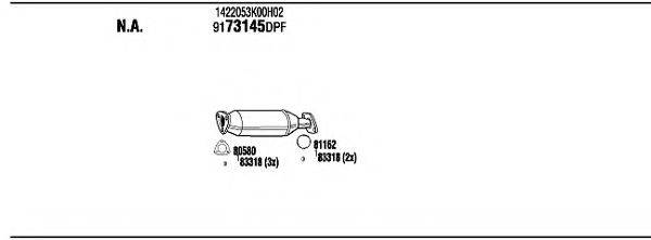 WALKER SZK28149B Система випуску ОГ