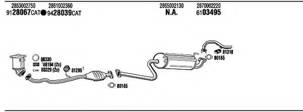 FONOS HYH15379A Система випуску ОГ