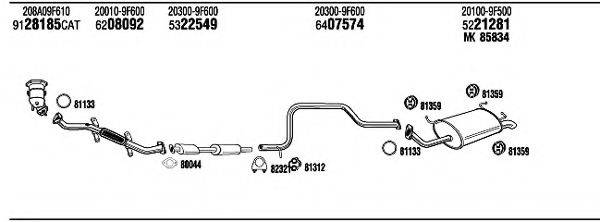 FONOS NIH13671B Система випуску ОГ