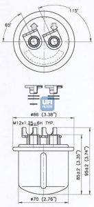HONDA 16900-SK7-A30 Паливний фільтр