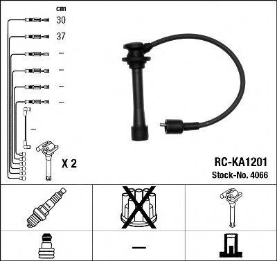 KIA OK247-18-160A Комплект дротів запалювання