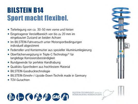 BILSTEIN BIL013950 Комплект ходової частини, пружини / амортизатори
