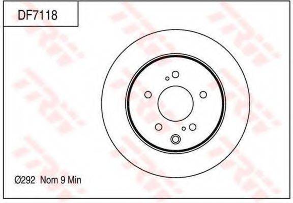 NISSAN 43206-71U01 гальмівний диск