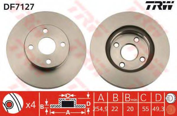 BOSCH 0986AB5151 гальмівний диск