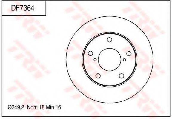 SUZUKI 5531161J01000 гальмівний диск