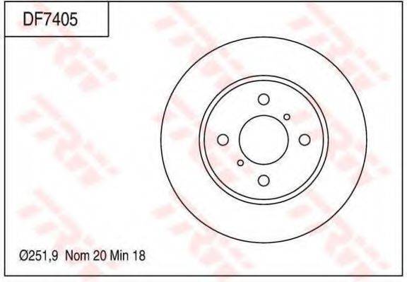 SUZUKI (CHANGHE) V553110 гальмівний диск