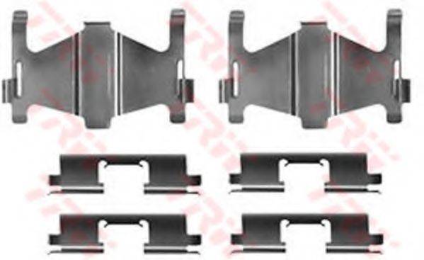 TRW PFK295 Комплектуючі, колодки дискового гальма