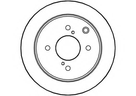 NATIONAL NBD644 гальмівний диск