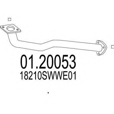 MTS 0120053 Труба вихлопного газу