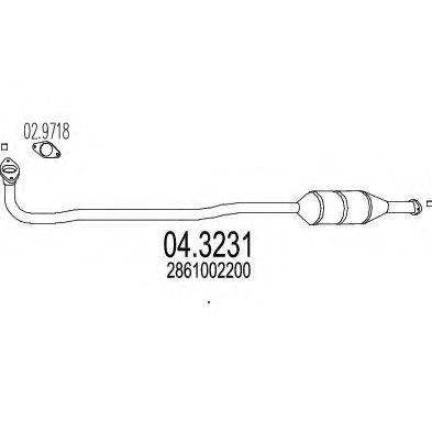 MTS 043231 Каталізатор