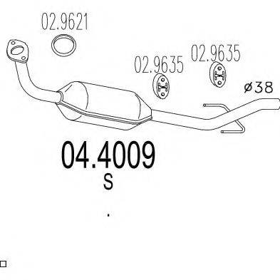 MTS 044009 Каталізатор