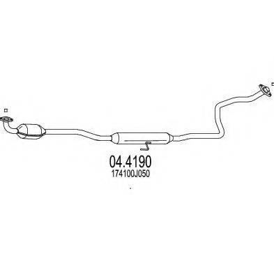 MTS 044190 Каталізатор