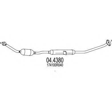 MTS 044380 Каталізатор