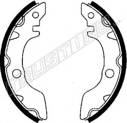 BRAKE ENGINEERING SH2446 Комплект гальмівних колодок