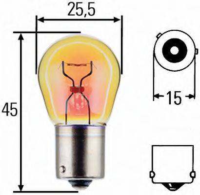 DEUTZ-FAHR 0.900.2016.2 Лампа розжарювання, ліхтар покажчика повороту; Лампа розжарювання, ліхтар покажчика повороту