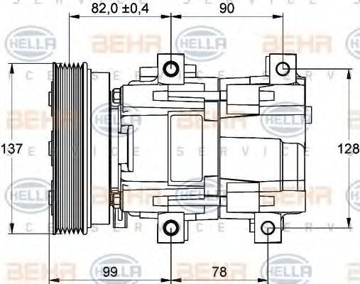 FORD 1019771 Компресор, кондиціонер