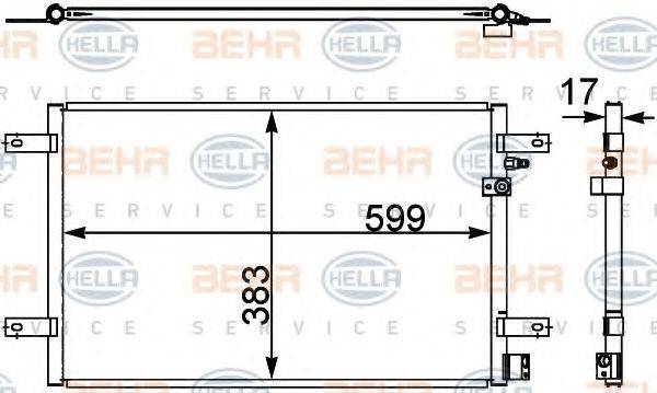 AUDI 4F0 260 403 P Конденсатор, кондиціонер