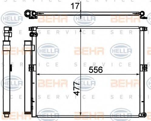 TOYOTA 8846135160 Конденсатор, кондиціонер