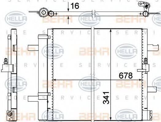 AUDI 4G0 260 403 A Конденсатор, кондиціонер