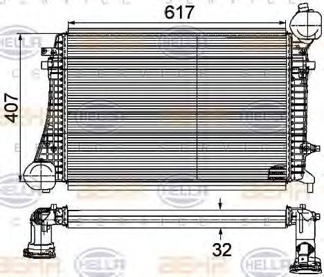 SKODA 1K0 145 803 R Інтеркулер
