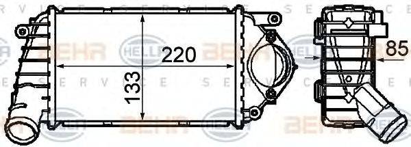 MAHLE FILTER IC 245 Інтеркулер