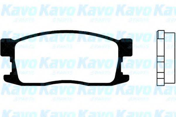 KAVO PARTS BP2012 Комплект гальмівних колодок, дискове гальмо